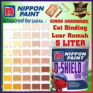 SINAR NIPPON Q SHIELD 5 LITER EXTERIOR WALL PAINT MATT /CAT DINDING LUAR RUMAH TAK KILAT ( PAGE A )