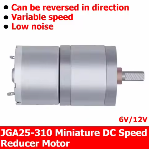 JGA25-310 Miniature DC Deceleration Motor 6V 12V Intelligent Small Vehicle Smart Home Deceleration a