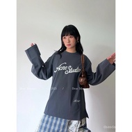 Acne Studios Casual Minimalist Logo Long Sleeve