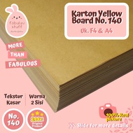 (ISI 10) Karton Yellow Board No. 140 A4 F4