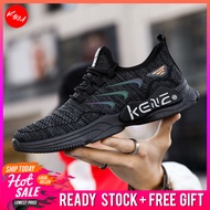 KM Men SAYTRLAE Kenz Flying Knit Sneakers Kasut Fashion Walking Running Lelaki [SH33520]