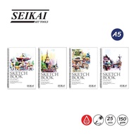 Wire Spine Sketchbook B0101 A5 seikai