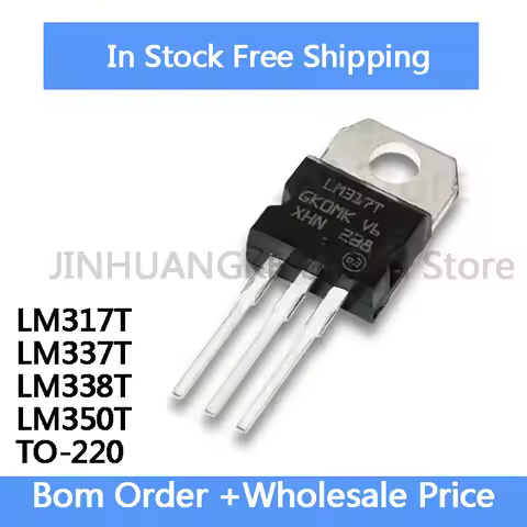 20Pcs LM317T TO-220 LM317 LM337 LM338 LM350 In stock 100% quality new original