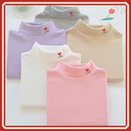 Girls' Double-Faced Velour Half-Turtleneck Base Layer IJF