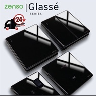 [SIRIM] ZENSO Glass SERIES GLASSE BLACK SWITCHES & SOCKET OUT [SIRIM APPROVAL]~VXON9 Trading