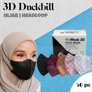 Mask Duckbill Mask 3D 4D 6D monogram hijab mask Disposable Mask Face Mask Headloop