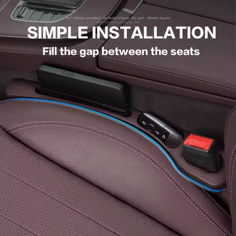 2PCS New Car Seat Gap Filler Organizer Between Crevice Interior Accessories For ISUZU Dmax Elf Truck
