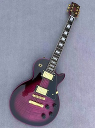 Gibson Les Paul Custom Electric Guitar Red Tiger Burst Professional Guitar