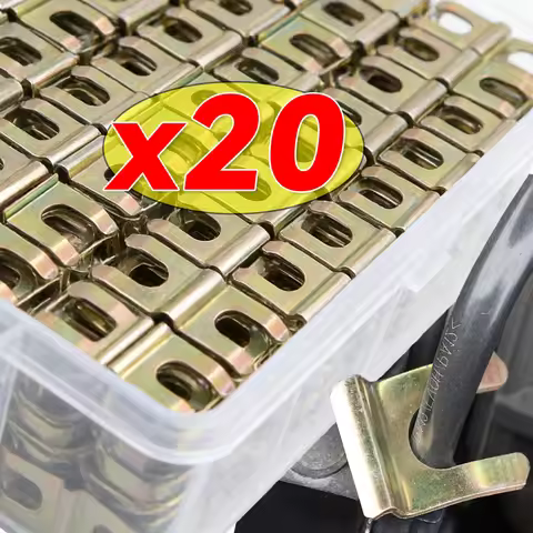 4~20Pcs Hose Retaining Clip Car Clamp Cars Brake Clamps U Shaped Cable Clips Line Retainer Brake Lin