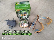 SENTER KEPALA DONY 178 ORI | @HEADLAMP OUTDOOR DONY KL 178 | SENTER DONY 10 WATT KL 178 KUNING