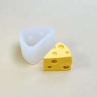 Small Triangle Cheese Soap Silicone Mold Handmade Soap Mold Candle Self-Leveling Triangle Cheese