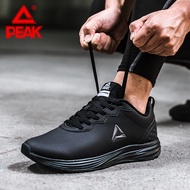 Peak Men's Shoes Winter Official Website Leather Surface Sneakers Men's Flagship Store Lightweight O