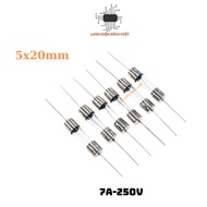 Good quality 7A 5X20mm 250V pin fuse (bag of 10)