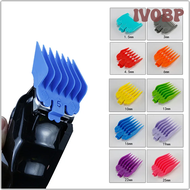 IVOBP 10Pcs Hair Clipper Limit Comb Guide Limit Comb Trimmer Guards Attachment 3-25mm Universal Professional Hair Trimmers Colorful EIUVB