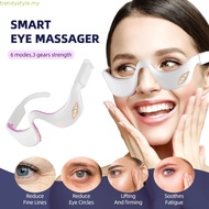 TRENDYSTYLE EMS Pulse Vibration Eye Massager, Under-Eye Design Vibration Function Heated Eye Massage
