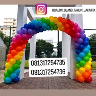 Jasa Dekorasi Balon Gate / Dekor gapura balom ulang tahun Jakarta
