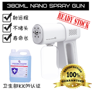 [Ready Stock] Portable Wireless Nano Spray Gun Fogger Machine K5 Disinfecting Sprayer Gun 380ml / 消毒枪
