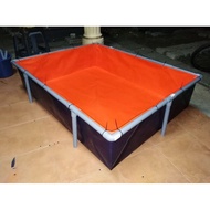 Kolam Kanvas 3x4x1/1.5" + Frame PVC