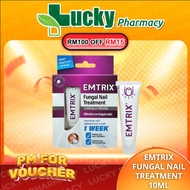 Emtrix Fungal Nail Treatment 10ml | Effective Solution for Nail Fungus, Thickened & Discoloured Nail