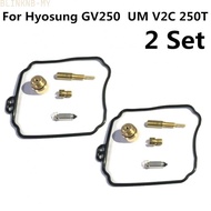 Carburetor Kit Rebuild 2 Set For Aquila UMV2C For Hyosung GV250 UM V2C 250T