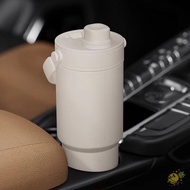 WXDX.TH Cold Coffee Cup, 24OZ Inner Ceramics Travel Mug, Easy to Use Insulated 735ML Portable High-c