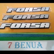 Emblem Belakang Suzuki Forsa Chrome