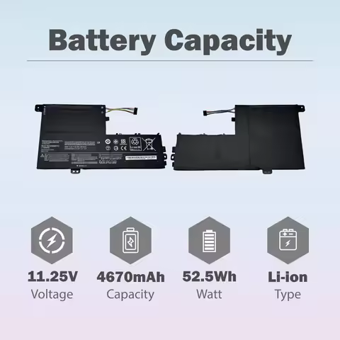 L15M3PB0 11.25V 52.5Wh Laptop Battery Compatible with Lenovo IdeaPad 330S-14AST 330S-14IKB 330S-15AR