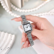 [Same Day Delivery] Gody Korean Style Preppy Style Small Sugar Cube Female Watch Student Style Retro
