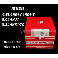 TP Piston Ring STD size for Isuzu 4.6L 4HG1 4HG1T 5.0L 4HJ1 5.2L 4HK1-TC Truck Bus Npr Elf OEM PN : 
