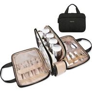 Original BAGSMART Large Travel Makeup Bag Waterproof Cosmetic Organizer Toiletry Pouch for Shampoo L