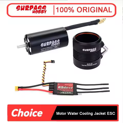 SURPASS HOBBY 2948 2958 2968 3660 3670 Waterproof Motor w/ Water Cooling Jacket & 40A 50A 60A 80A 10
