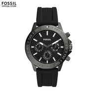 Fossil Men's Bannon Black Silicon Watch BQ2711