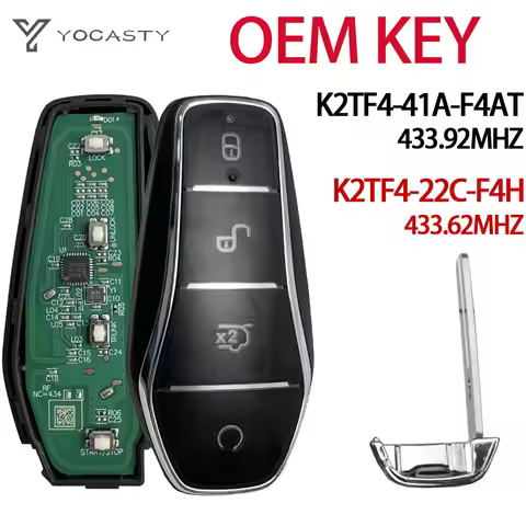 YOCASTY OEM Smart Remote Car Key For BYD Qin PLUS Yuan PLUS SONG DM-i Qin PLUS EV Dolphin ID46 Chip 