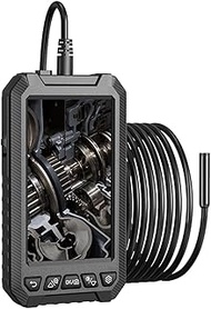 5.0'' IPS Screen Waterproof Industrial Endoscope 8mm Single Lens 5 Meters Lenght Hard Cable HD1080P 