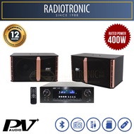PV Audio 10 Inch KTV Home Karaoke Package PV1010V - With Bluetooth BT / USB / MIC / AUX Input