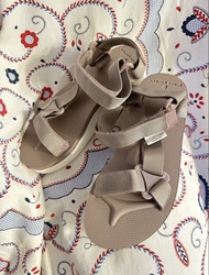 🇯🇵日本購入 Hawkins 涼鞋｜全新冇盒｜百搭祼色✨  Hawkins Beige Platform Sport Sandals