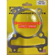 Y15ZR Y15/ LC135 PROTAPER ALLOY BLOCK GASKET VPRO 78MM [ 2 MM-10MM ]