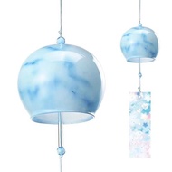 "QYEYWJ Marble Wind Chime Wind Chime Glass Wind Chime Handmade Suncatcher Wind Chime Japanese Glass 