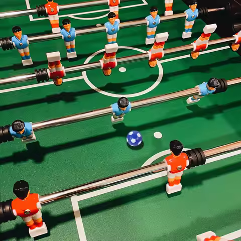 9Pcs Foosball Table Balls Compact Size Smooth Rolling for Table Football Game Replacement Soccer Bal