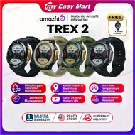 【𝟮𝟰𝗵𝗿 𝗦𝗵𝗶𝗽】Amazfit T Rex 2 / T Rex Pro Fitness Smartwatch (Official Store Amazfit Malaysia Warranty)T-Rex 2 Trex2 Trex 2