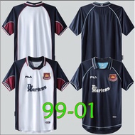 1999-2001 West Ham United retro away. Second Away Football Shirt 99-01 Retro Shirt