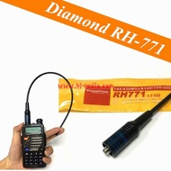 RH-771 SMA-F FEMALE DUAL BAND WALKIE TALKIE ANTENNA FOR BAOFENG(BLACK)