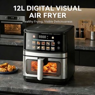 Smart 12L air fryer Household Metal Touch Screen Electric fryer French Fries Maker Oven air fryer