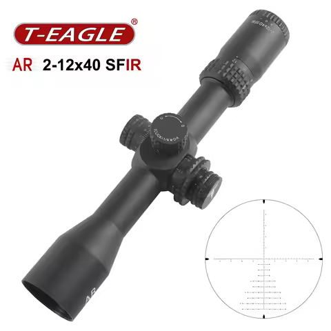 T-EAGLE Optics AR 2-12x40 SFIR Telescope Sights Hunting for Rifle Tactical Riflescopes Airsoft Air G