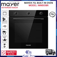 (Bulky) MAYER MMDO8R 75L BUILT-IN OVEN, 8 SETTINGS, FREE DELIVERY