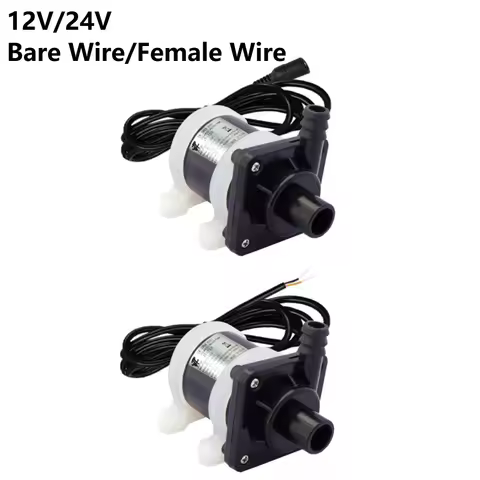 12V 24V 5m 7m 700L/H 800L/H High Lift Brushless Solar DC Water Pump Circulation Pump Submersible Lan