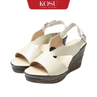 KOSU wedge sandals 9cm high, delicately designed sandals that conceal feet 24020