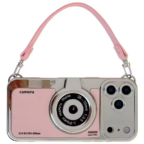 Classic Emily in Paris Camera Phone Case with Strap for IPhone Air 17 16 15 14 13 12 Pro Max Plus 17