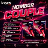 💞 NOMBOR COUPLE 💞 Simkad BeONE Prepaid 5G by RedONE High Speed Data 5G 4G Sim Card Unlimited Call In