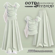 Two-Piece Pure Japanese Outfit - Trendy Summer Dress